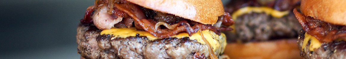 Eating Burger Steakhouses at Buckleys Inn Between restaurant in Hampton Bays, NY.